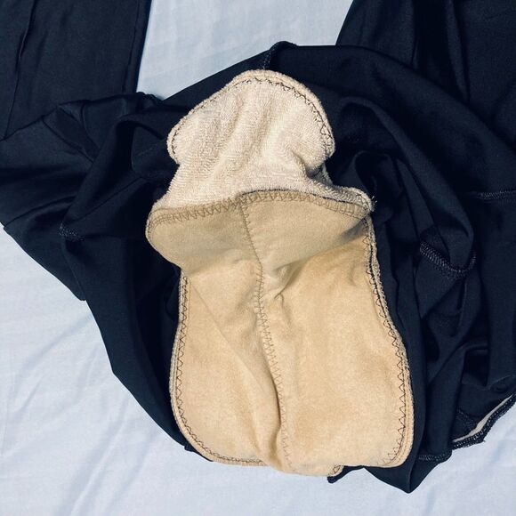 USA Made Unisex Cushion Padded Performance Bike Cycling Tights Leggings XL Black - Picture 6 of 10